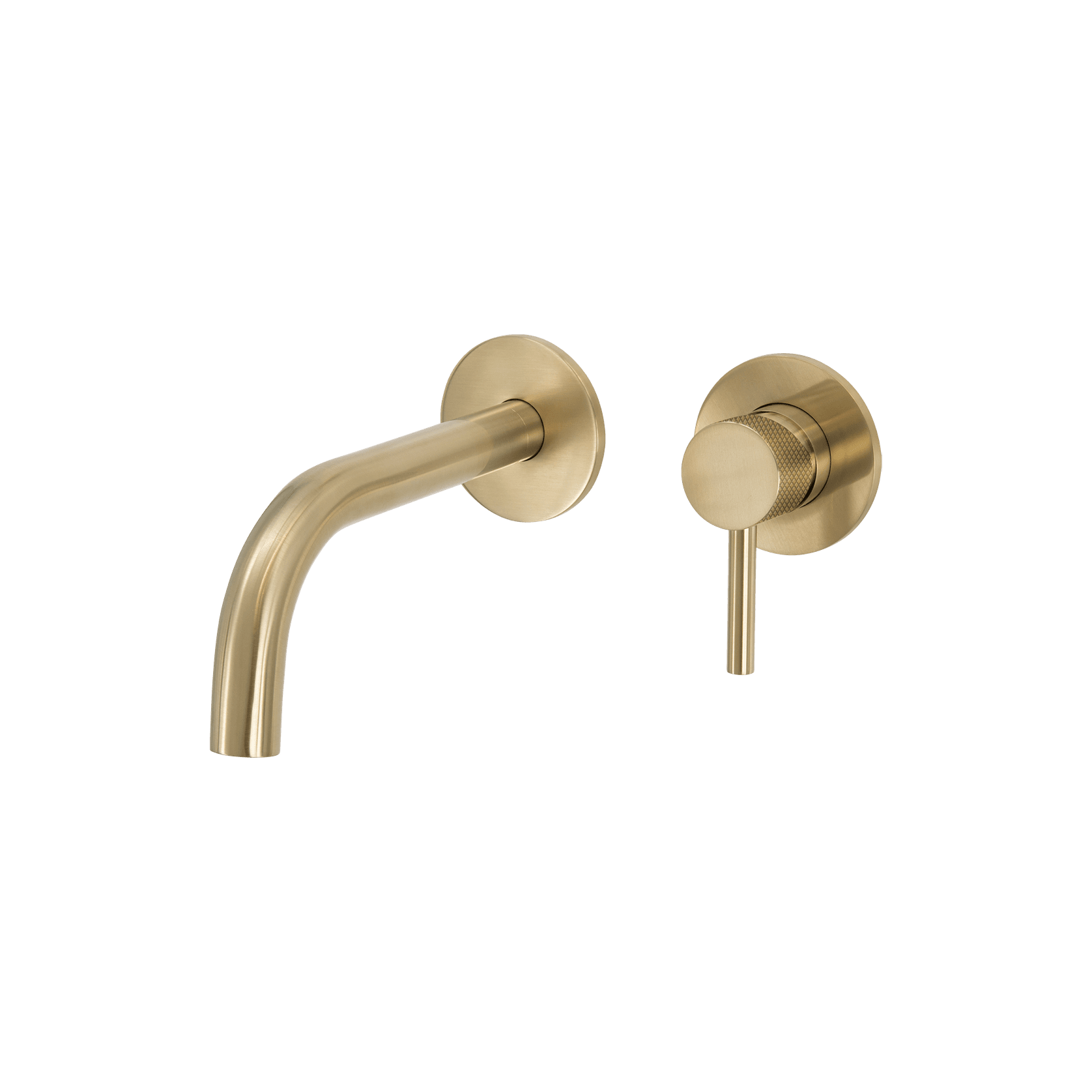 Scarab Wall Basin Mixer with Short Spout Brushed Gold gallery detail image