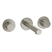 Urban Wall Mounted Basin Mixer Brushed Stainless gallery detail image