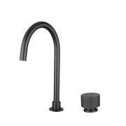 Moon Swivel Basin Mixer Gun Metal Grey gallery detail image