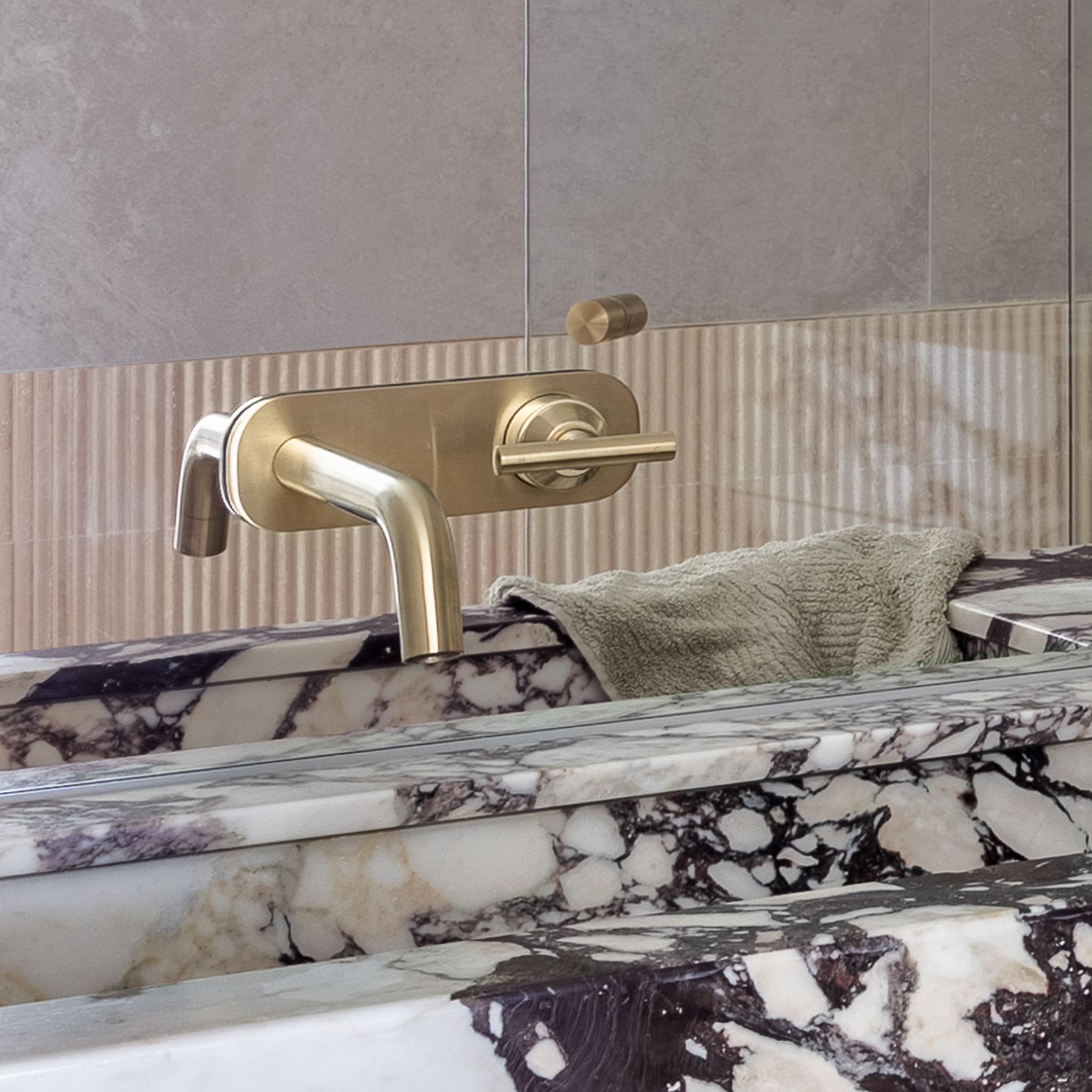 Barre Progressive Wall-Mounted Tap Set gallery detail image