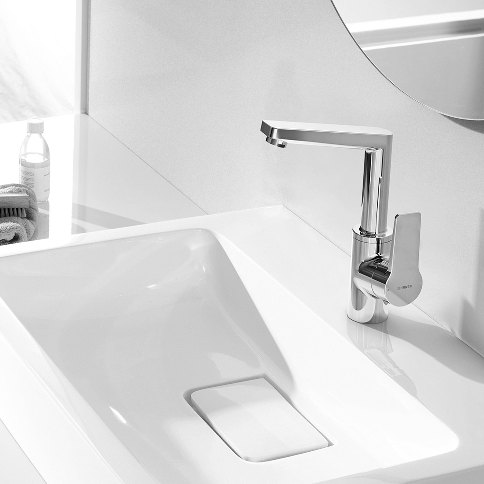 Hansa Twist Solid High Rise Basin Faucet gallery detail image