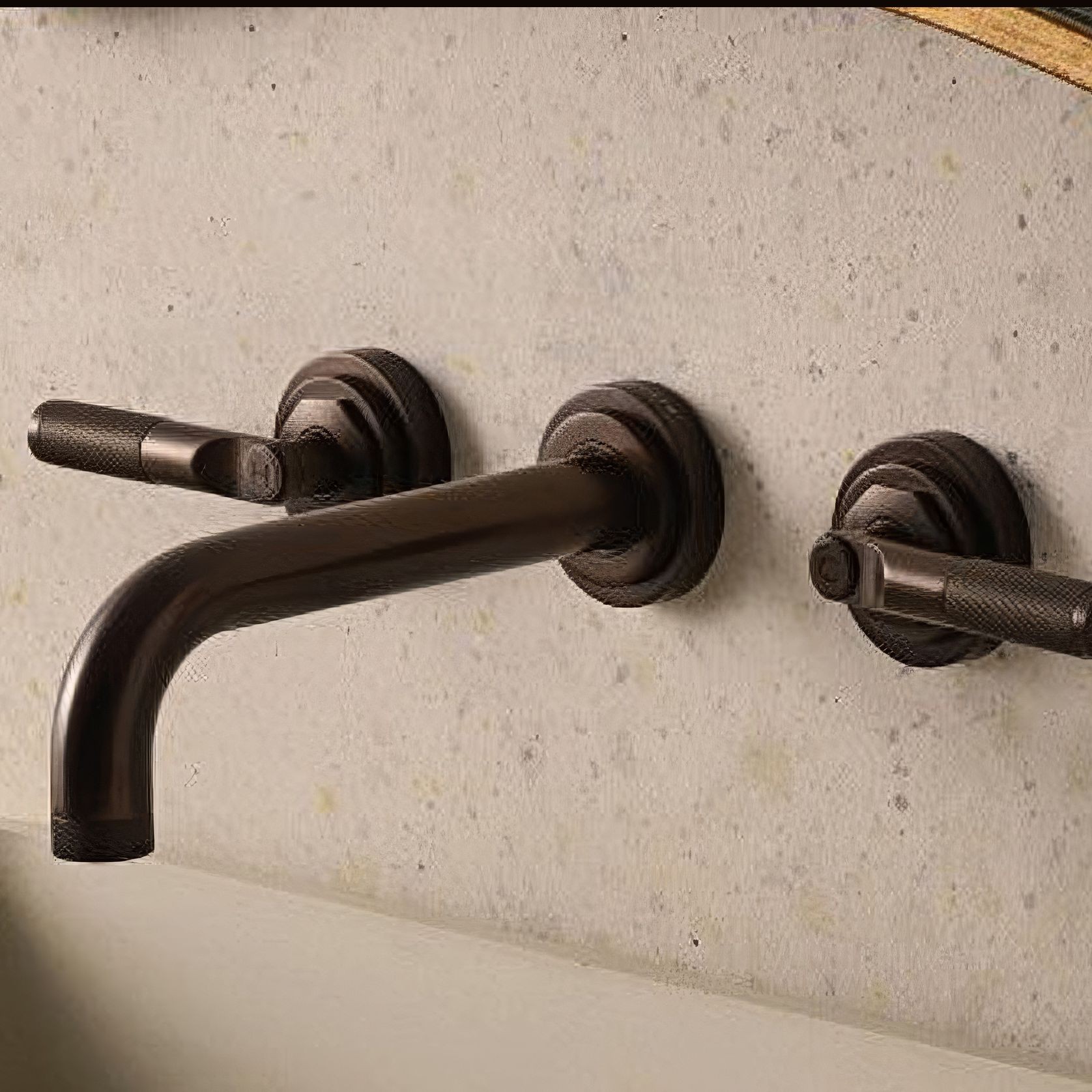 Lathe - Wall mounted basin tap with levers gallery detail image