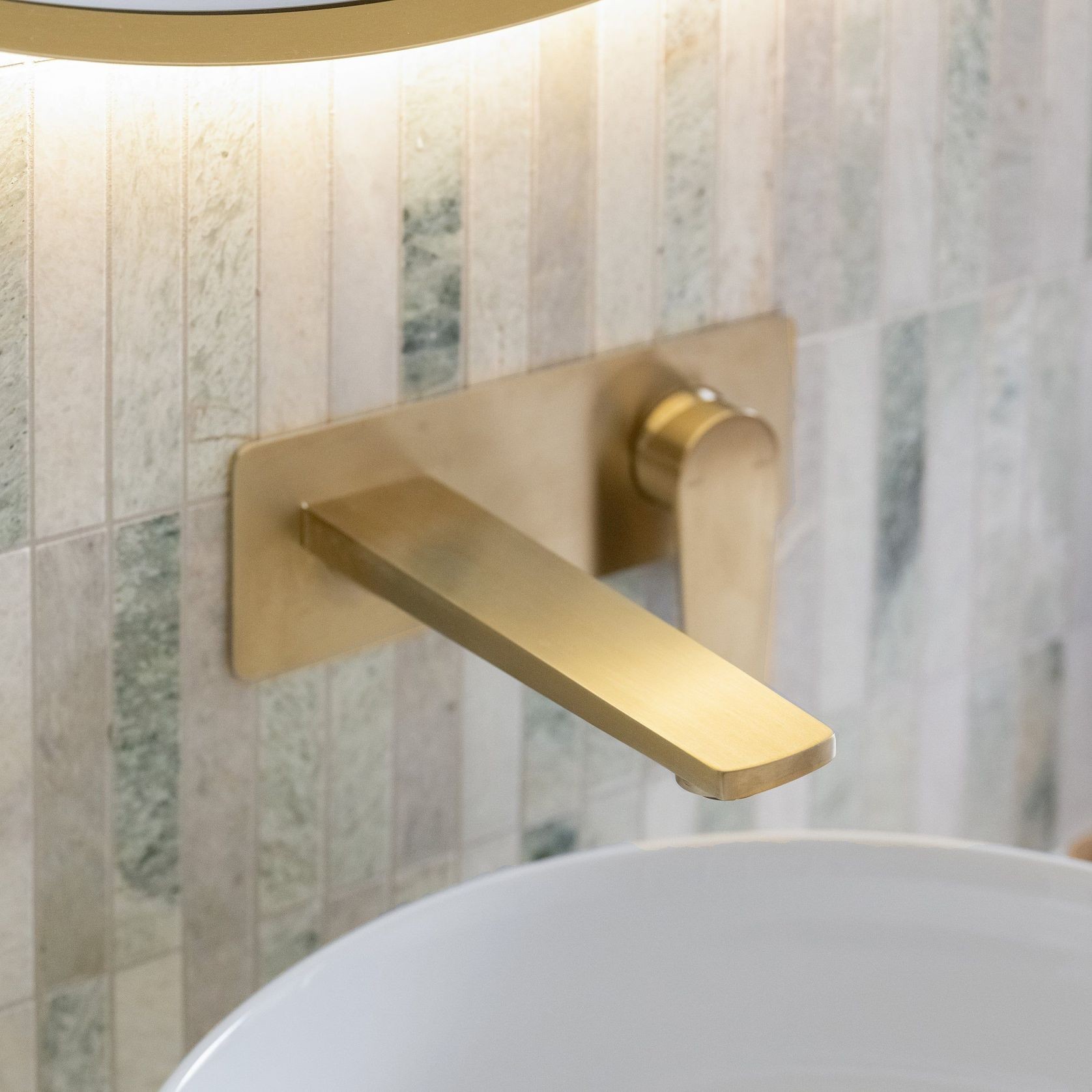 CODE Pure Wall Mounted Basin Mixer - 7 Colours gallery detail image