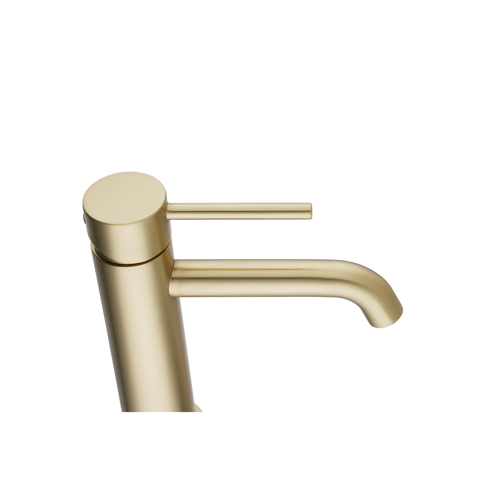 Lucid Pin Basin Mixer Light Brushed Brass gallery detail image