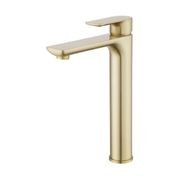 Vog Tall Basin Mixer Light Brushed Brass gallery detail image