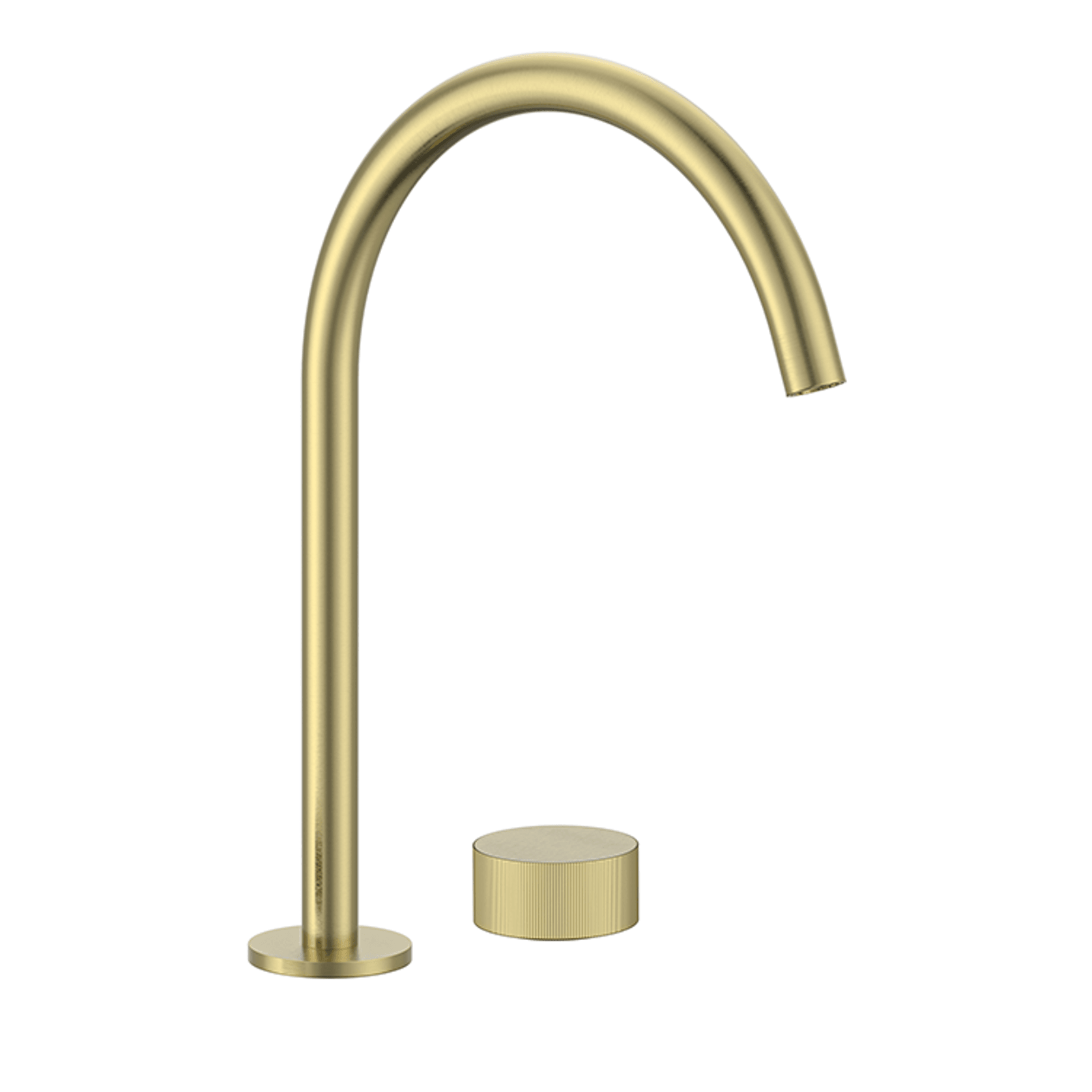 Lente Progressive High Spout Deck Mounted Basin Mixer gallery detail image