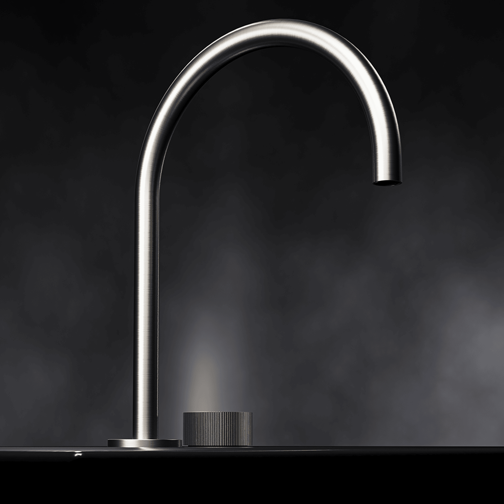 Lente Progressive High Spout Deck Mounted Basin Mixer gallery detail image