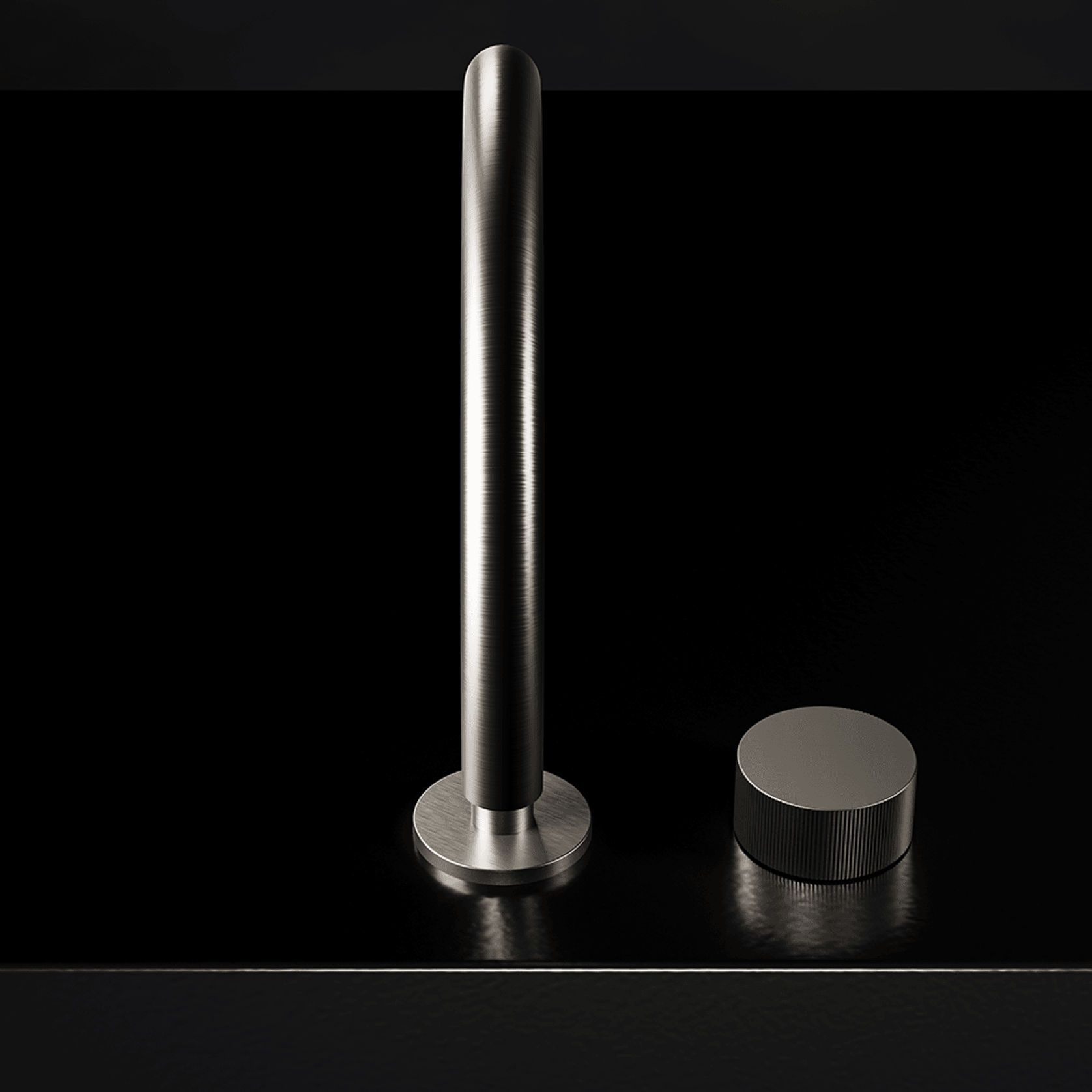 Lente Progressive High Spout Deck Mounted Basin Mixer gallery detail image