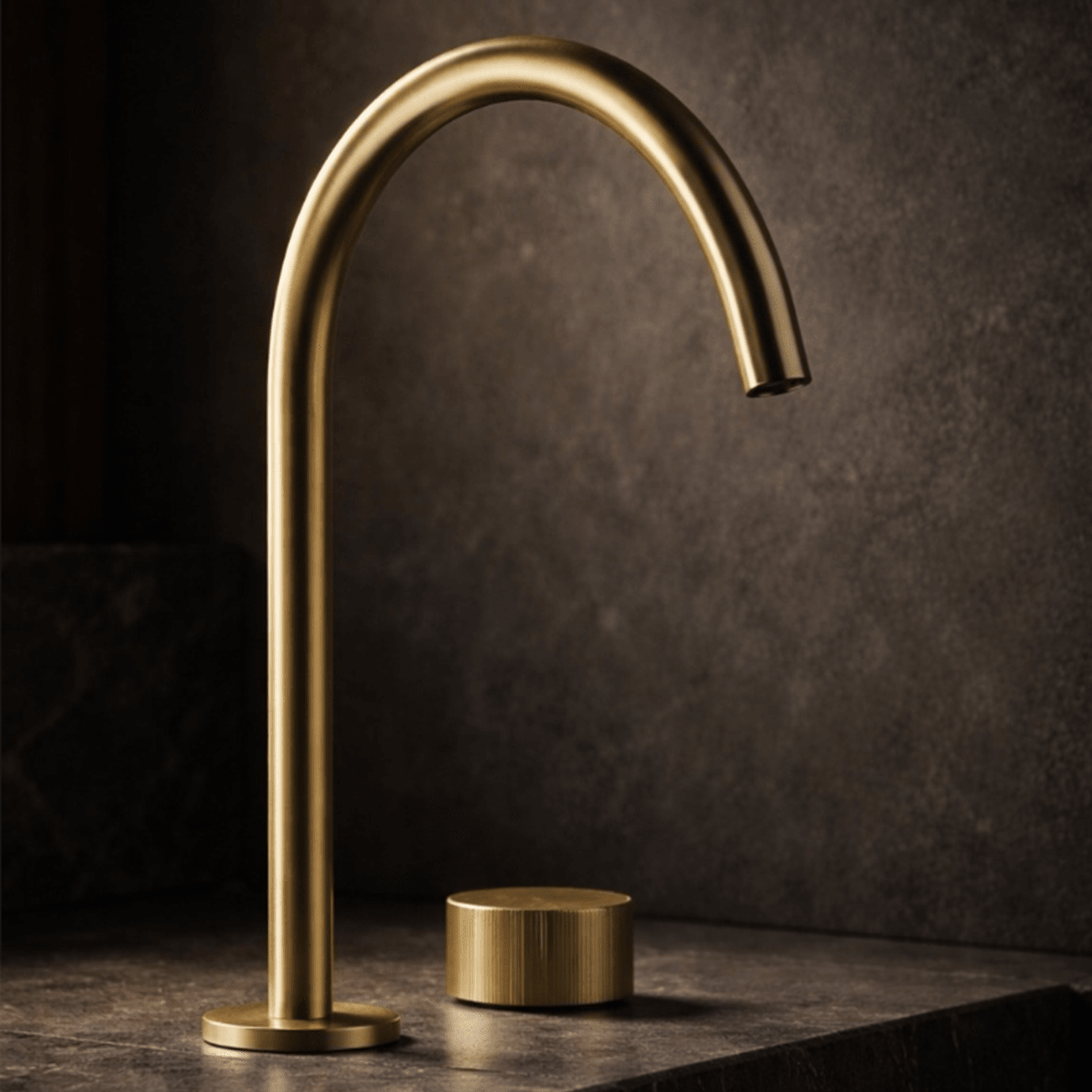 Lente Progressive High Spout Deck Mounted Basin Mixer gallery detail image