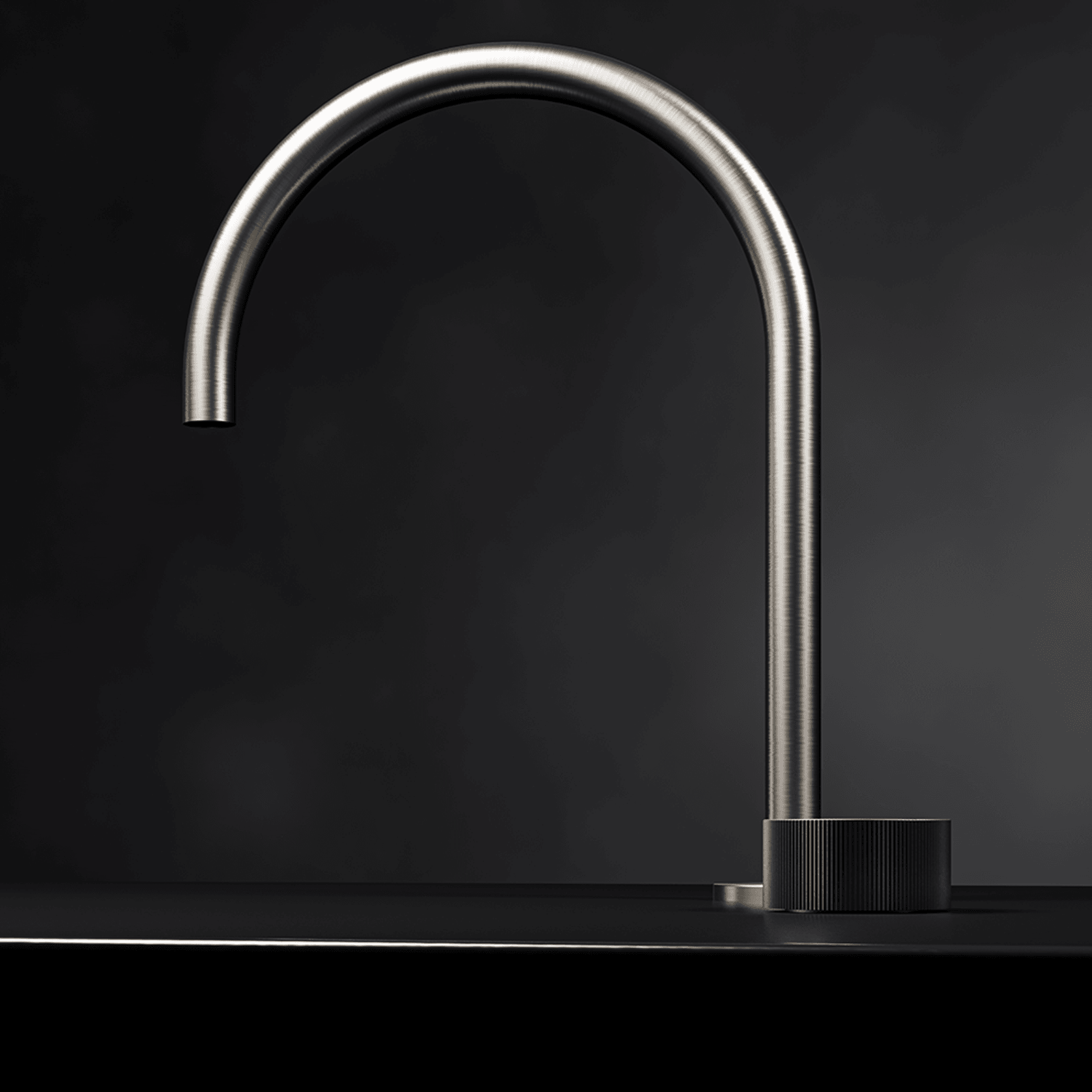 Lente Progressive High Spout Deck Mounted Basin Mixer gallery detail image