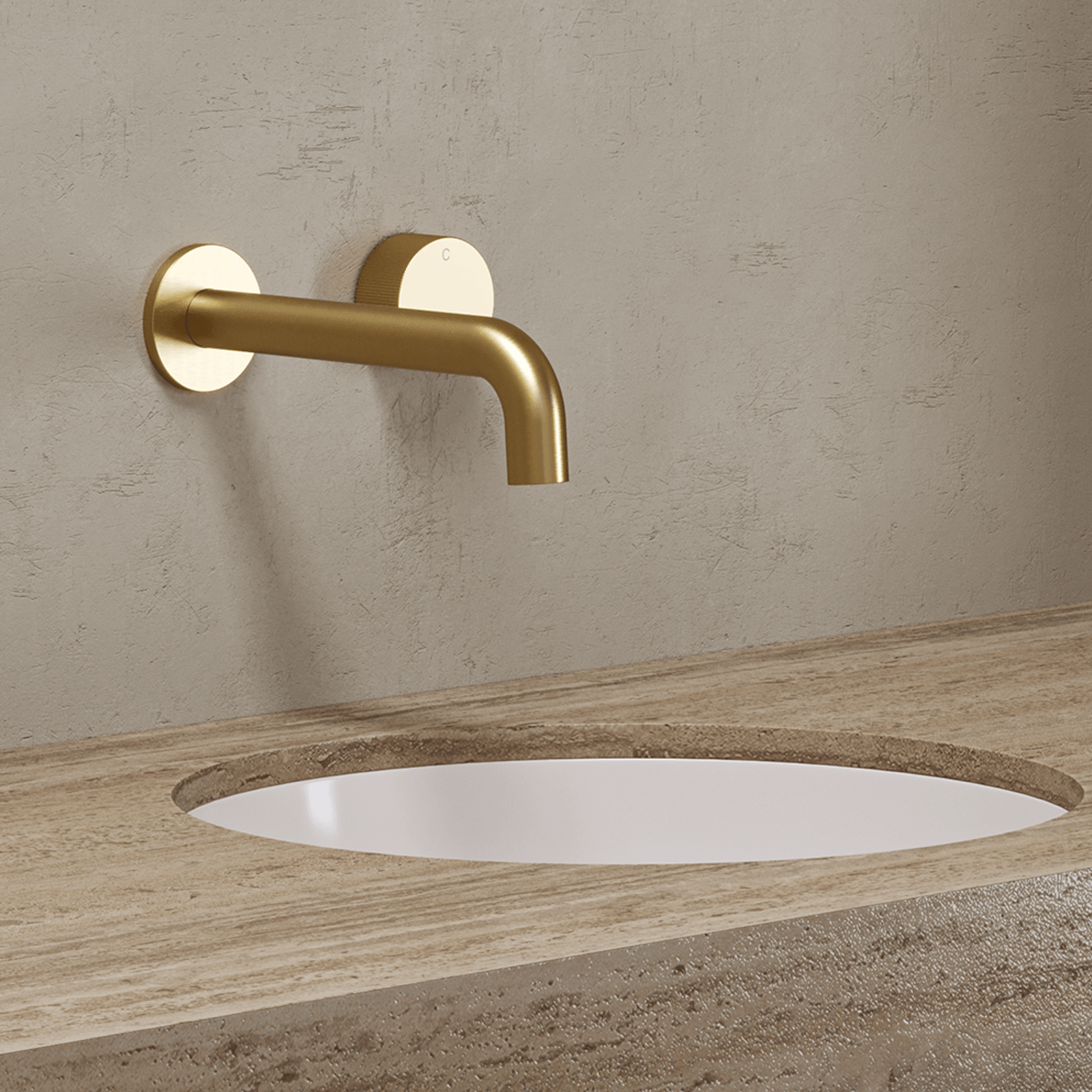 Lente 2 Tap Hole Progressive Wall Mounted Mixer gallery detail image
