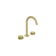 Lente 3 Tap Hole Deck Mounted Basin Mixer gallery detail image