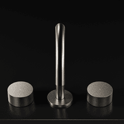 Lente 3 Tap Hole Deck Mounted Basin Mixer gallery detail image