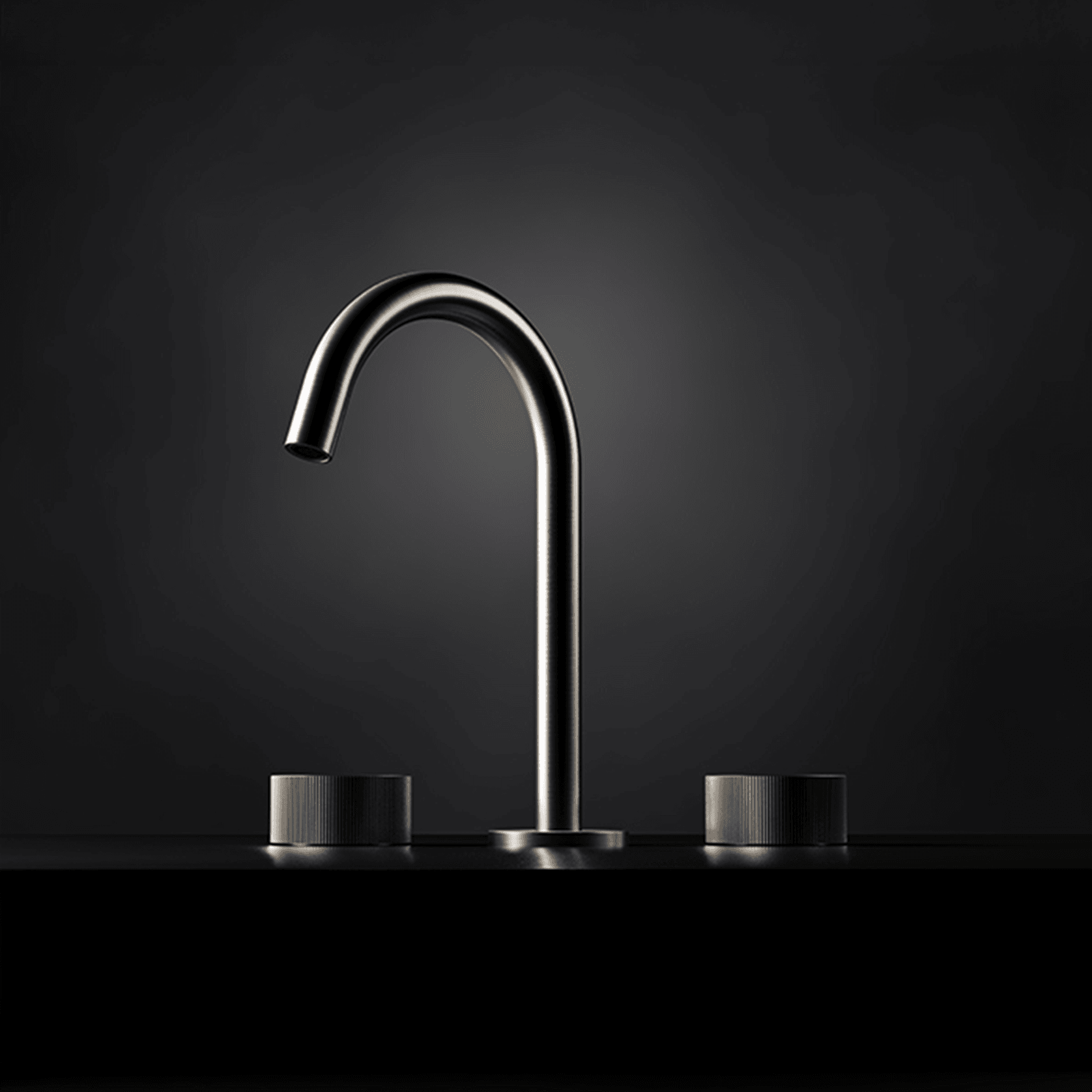 Lente 3 Tap Hole Deck Mounted Basin Mixer gallery detail image