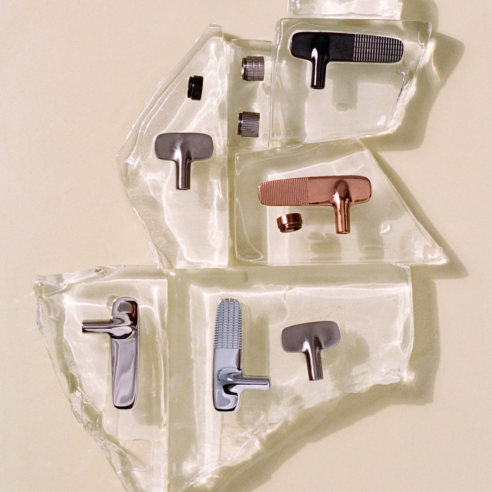 Veloce 3th Wall Mounted Basin Mixer 175mm gallery detail image