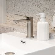 Rushy Basin Mixer Brushed Nickel gallery detail image