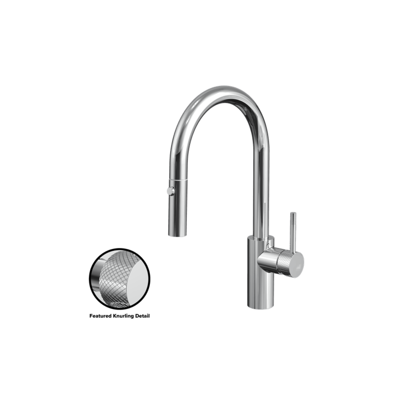 Motivo Gooseneck Pull Out Sink Mixer gallery detail image
