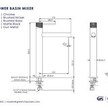 Mika Tower Basin Mixer gallery detail image