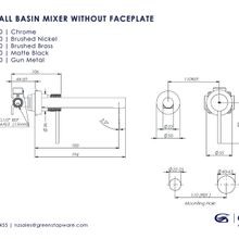 Mika Basin Mixer without Faceplate gallery detail image