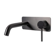 Mira Brushed Gunmetal Wall Mixer and Spout gallery detail image