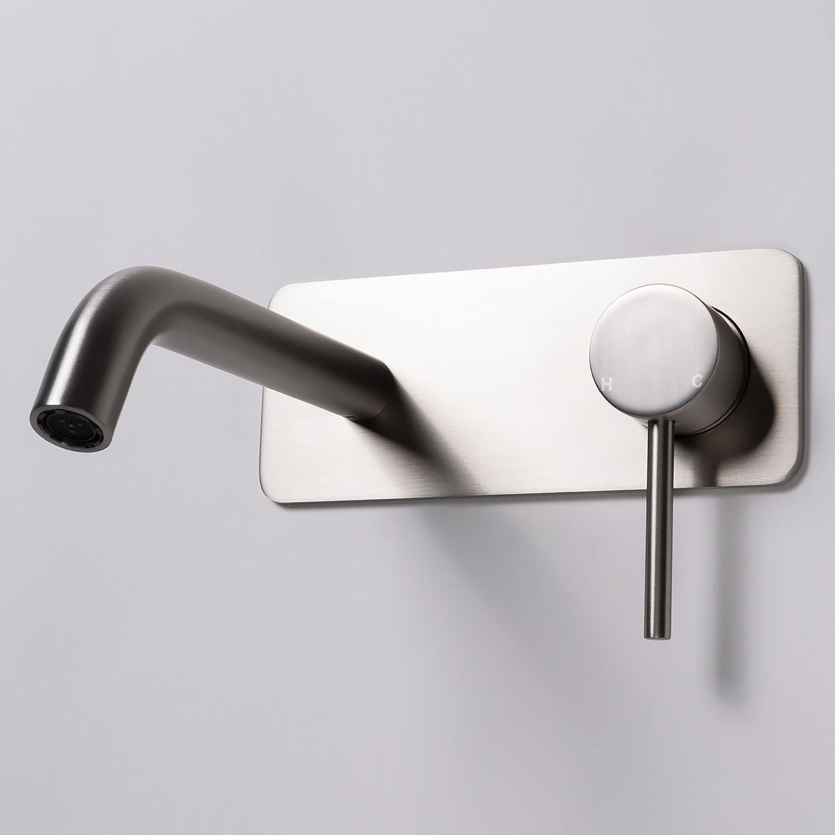 Mira Brushed Nickel Wall Mixer and Spout gallery detail image