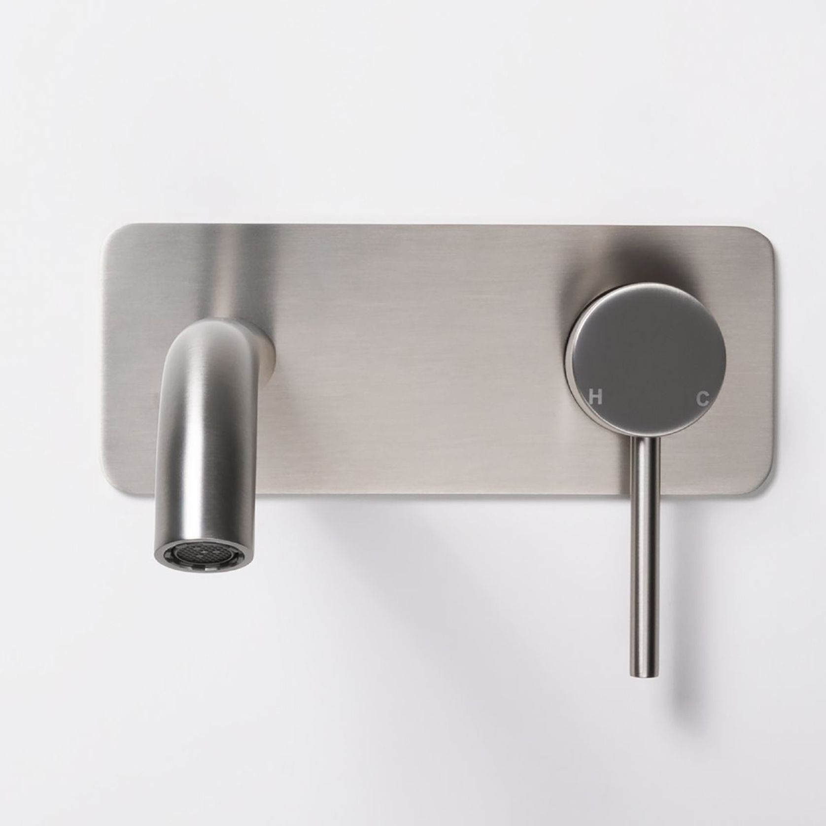 Mira Brushed Nickel Wall Mixer and Spout gallery detail image