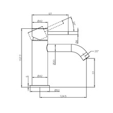Zen SS316L Basin Mixer | Graphite gallery detail image