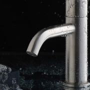 Zen SS316L Basin Mixer Handless | Brushed Nickel gallery detail image