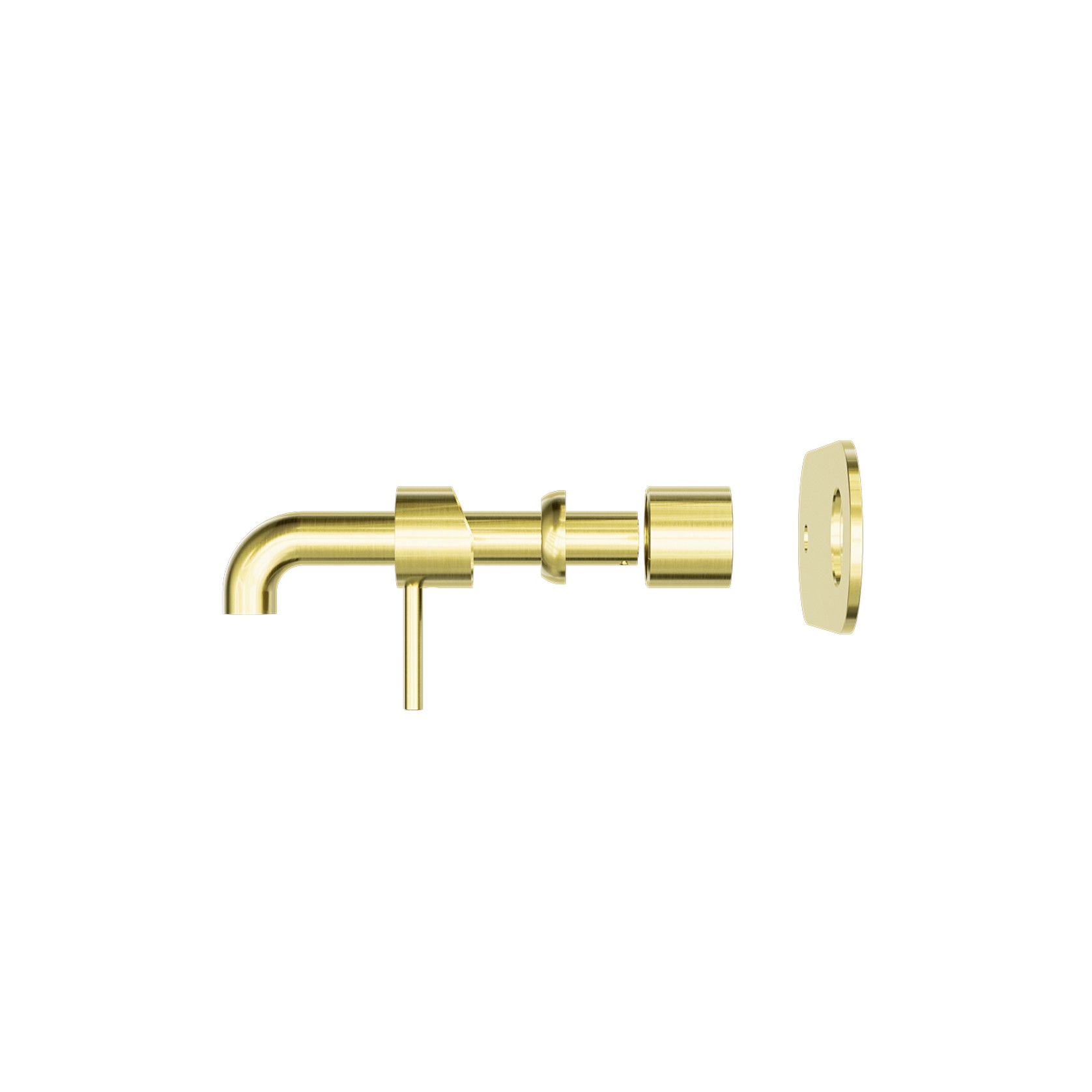 Zen SS316L Mixer 230mm Spout Trim Kits | Brushed Gold gallery detail image