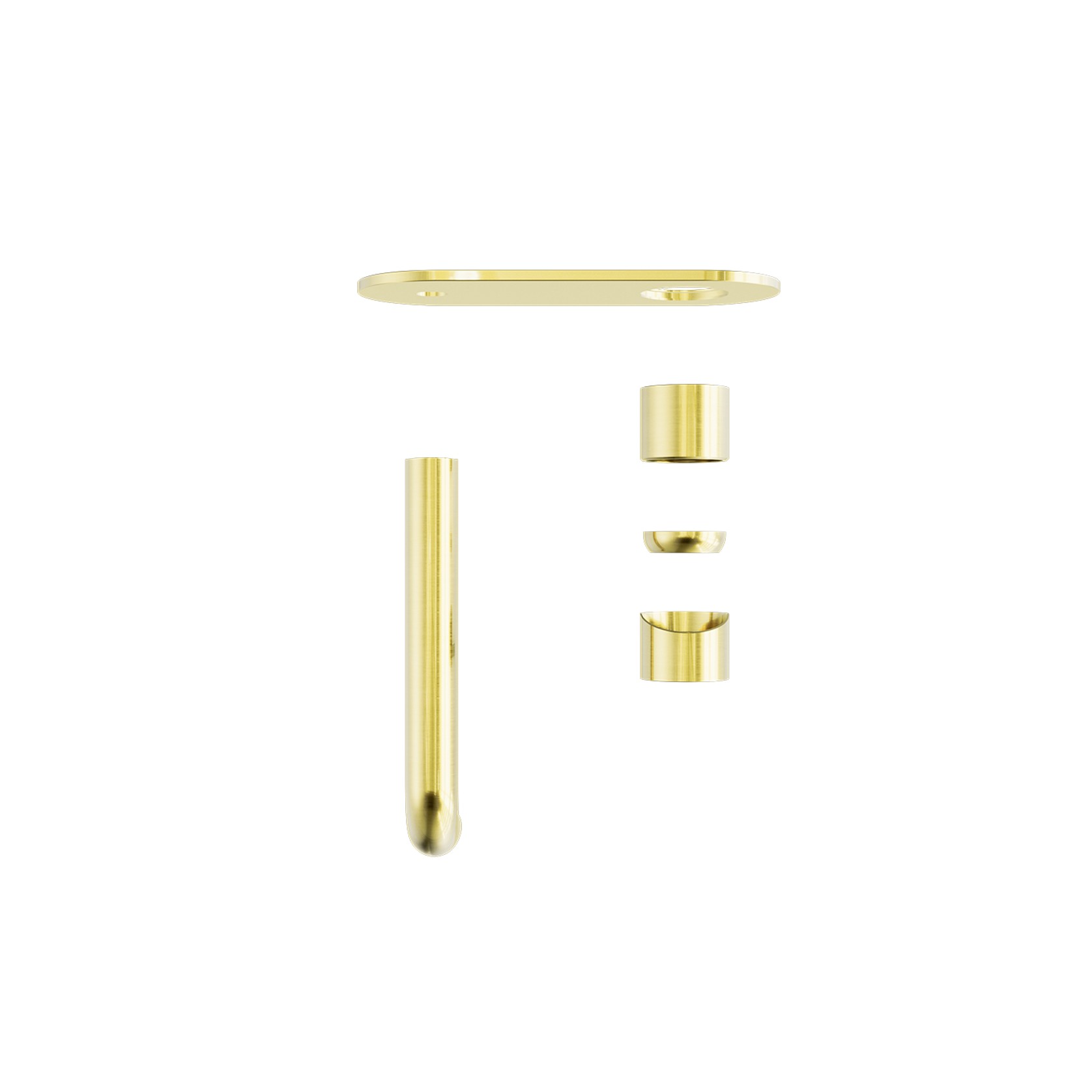 Zen SS316L Mixer 230mm Spout Trim Kits | Brushed Gold gallery detail image