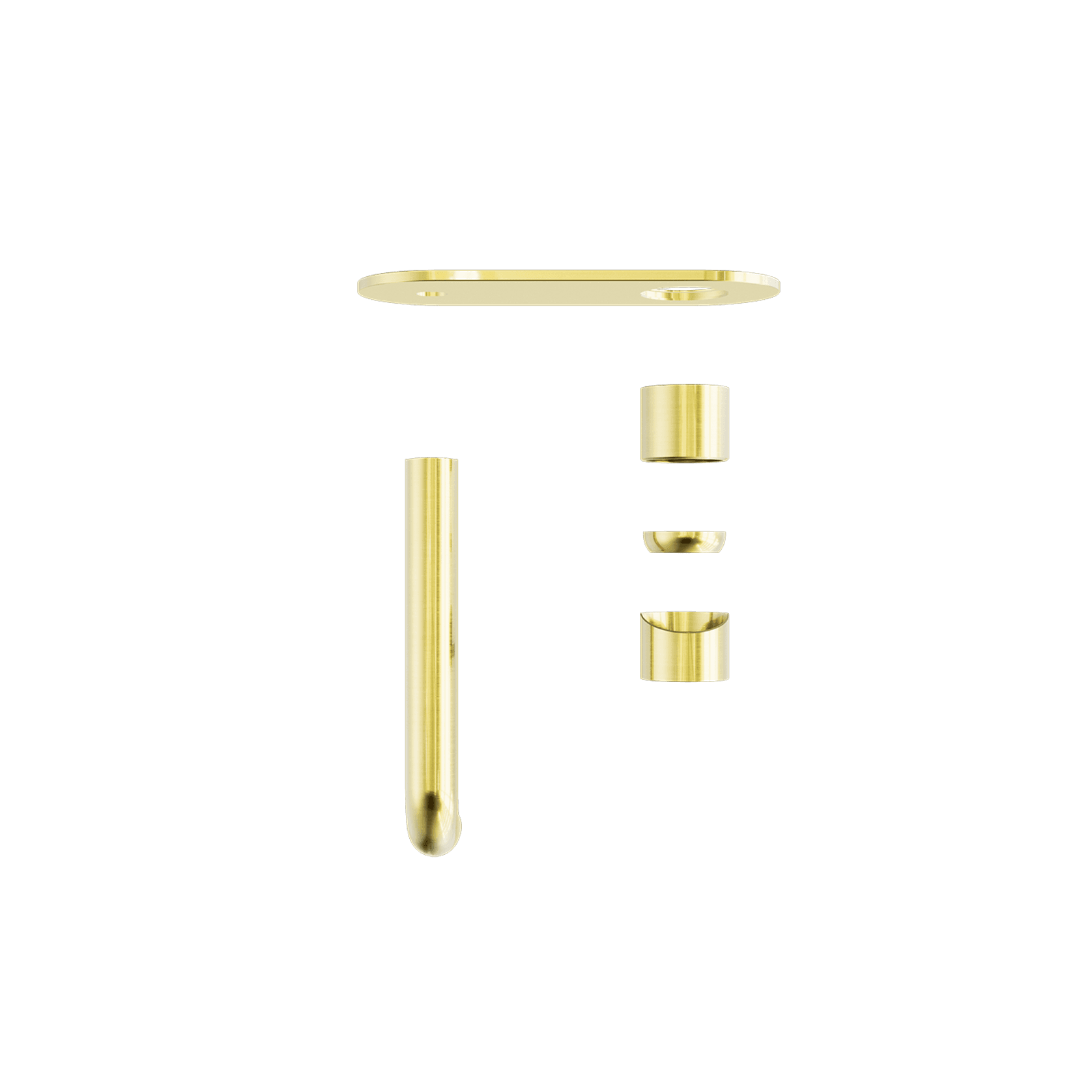 Zen SS316L Mixer 230mm Spout Trim Kits | Brushed Gold gallery detail image