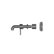 Zen SS316L Wall Basin/Bath Mixer 230mm Spout Trim Kits | Graphite gallery detail image