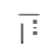 Zen SS316L Wall Basin/Bath Mixer 230mm Spout Trim Kits | Graphite gallery detail image