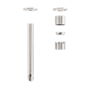Zen SS316L Wall Basin/Bath Mixer Separate Back Plate 185mm Spout Trim Kits | Brushed Nickel gallery detail image