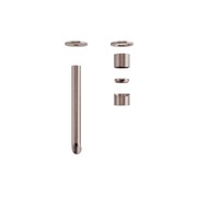 Zen SS316L Wall Basin/Bath Mixer Separate Back Plate 185mm Spout Trim Kits | Brushed Bronze gallery detail image