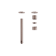 Zen SS316L Wall Basin/Bath Mixer Separate Back Plate 185mm Spout Trim Kits | Brushed Bronze gallery detail image