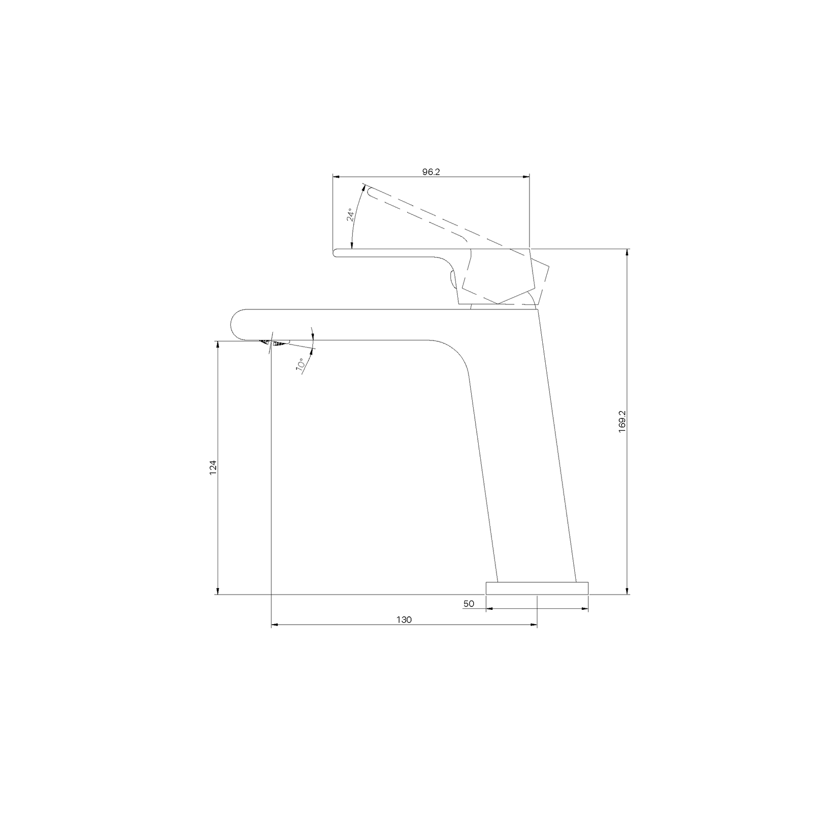 Bianca Basin Mixer | Brushed Bronze gallery detail image