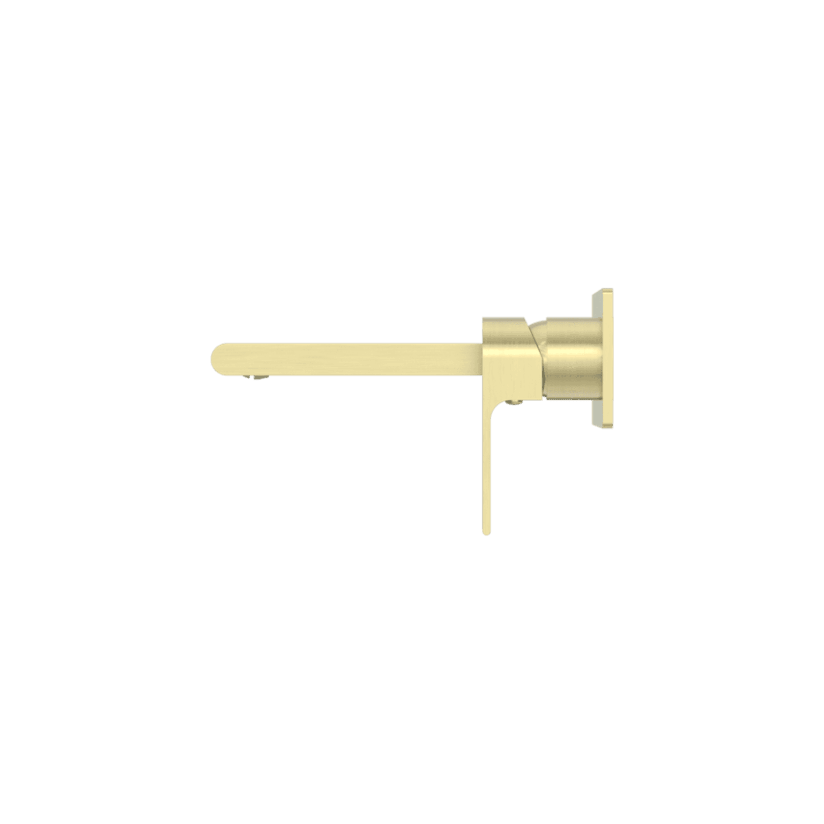 Bianca Wall Basin/Bath Mixer 187mm | Brushed Gold gallery detail image