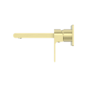 Bianca Wall Basin/Bath Mixer 187mm | Brushed Gold gallery detail image
