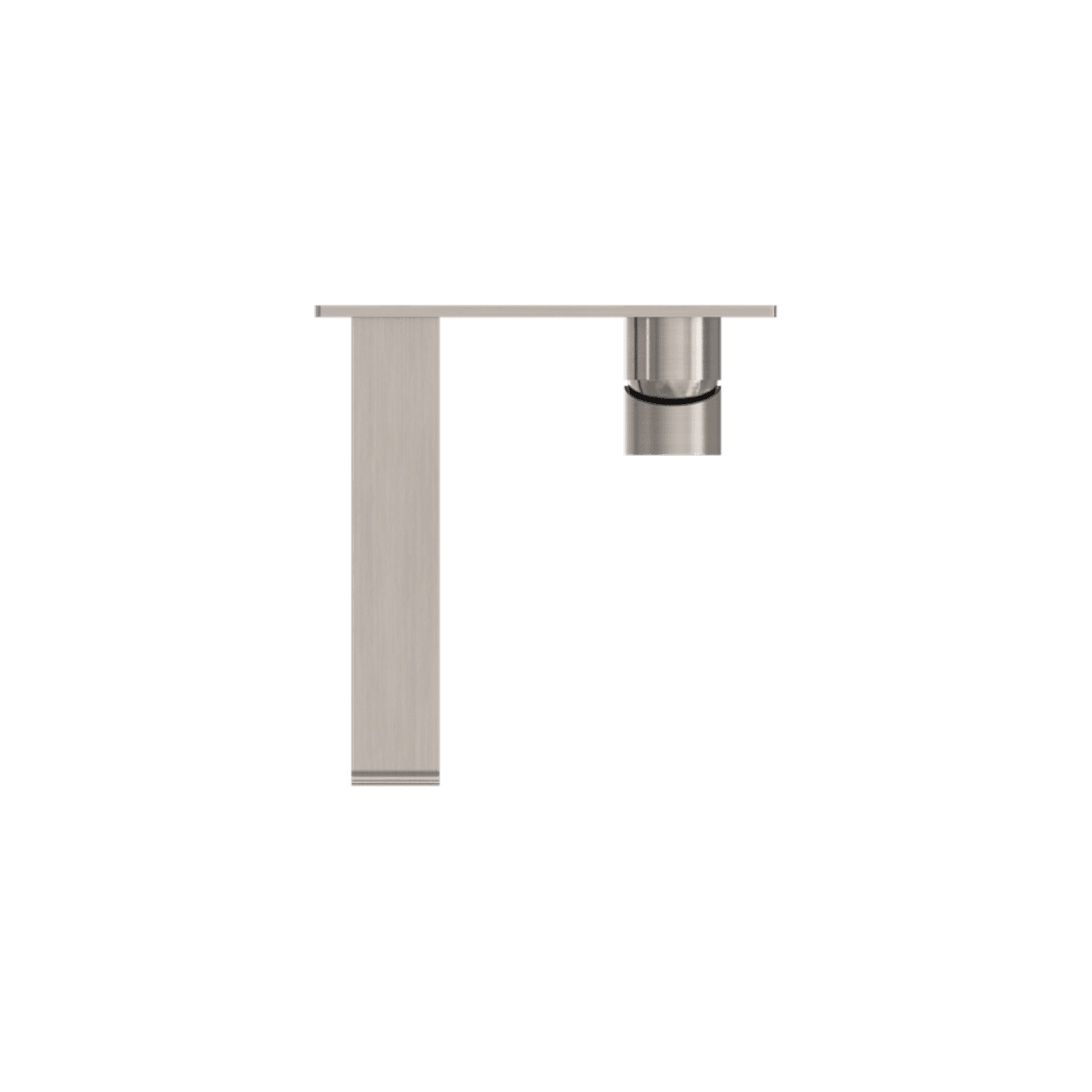 Bianca Wall Basin/Bath Mixer 187mm | Brushed Nickel gallery detail image