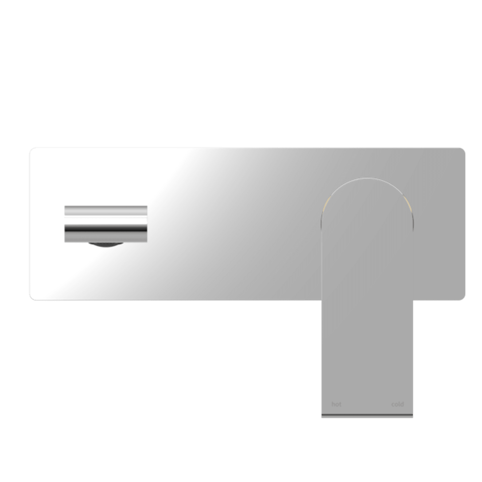 Bianca Wall Basin/Bath Mixer 187mm | Chrome gallery detail image