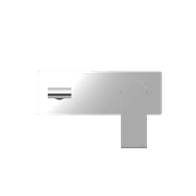 Bianca Wall Basin/Bath Mixer 187mm | Chrome gallery detail image