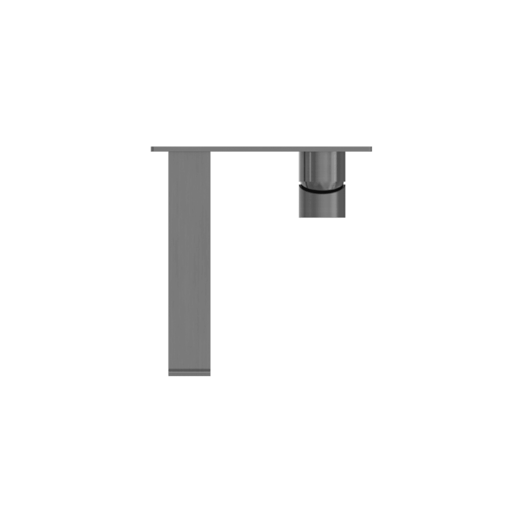 Bianca Wall Basin/Bath Mixer 187mm | Gun Metal gallery detail image