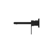Bianca Wall Basin/Bath Mixer 187mm | Matte Black gallery detail image