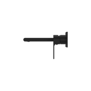 Bianca Wall Basin/Bath Mixer 187mm | Matte Black gallery detail image