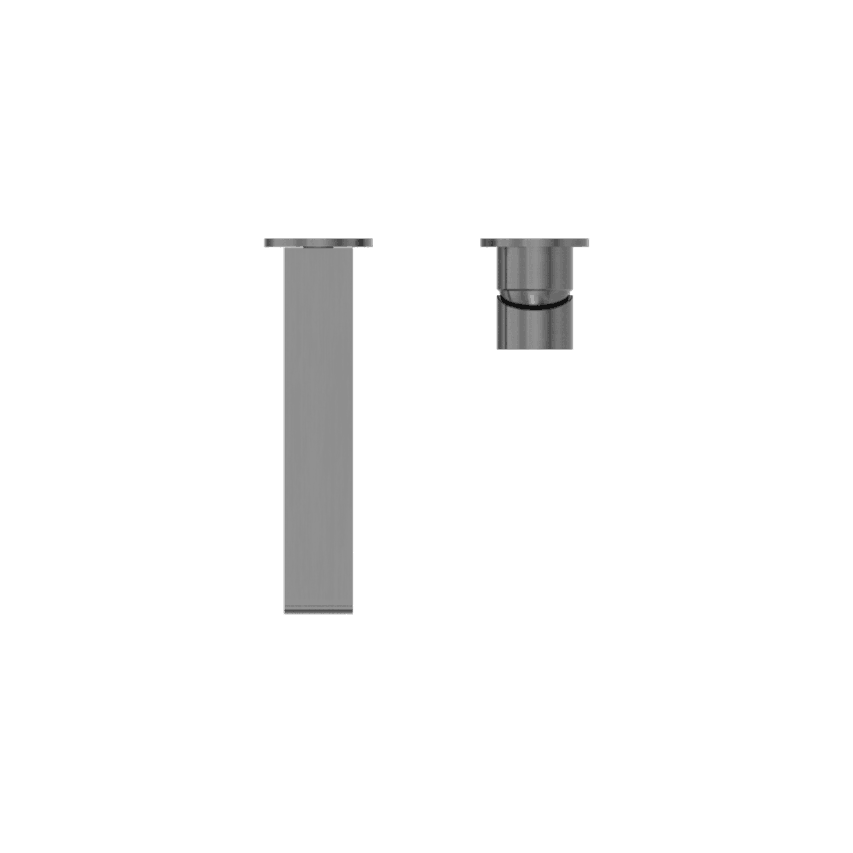 Bianca Mixer Separate Back Plate 187mm | Gun Metal gallery detail image