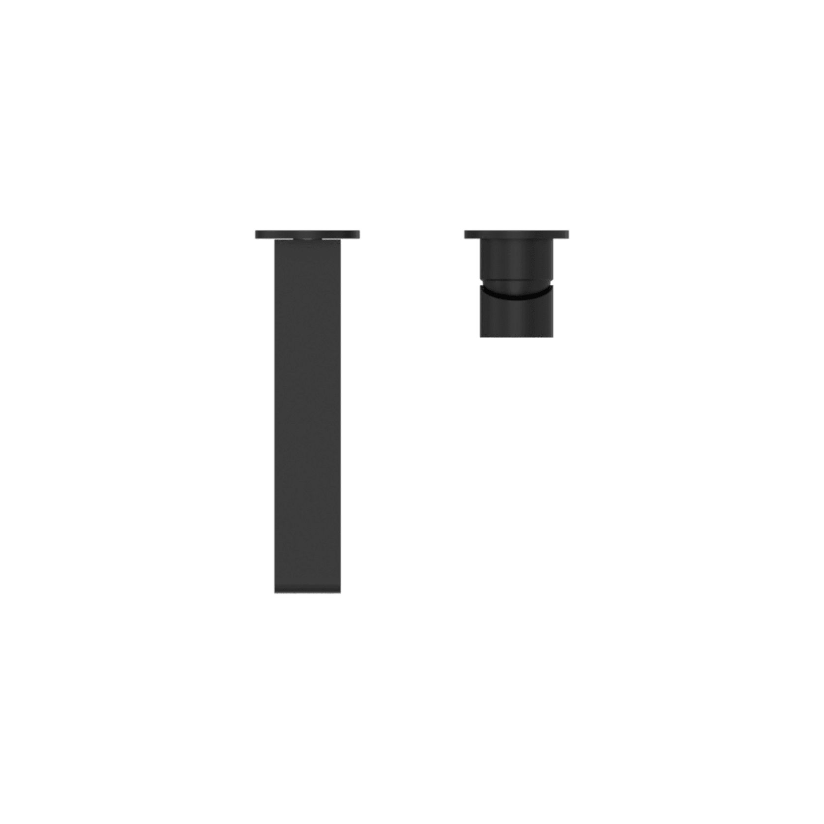 Bianca Mixer Separate Back Plate 187mm | Matte Black gallery detail image