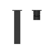 Bianca Mixer Separate Back Plate 187mm | Matte Black gallery detail image