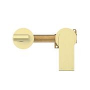 Bianca Basin/Bath Mixer Back Plate 230mm | Brushed Gold gallery detail image