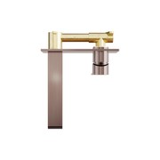 Bianca Wall Basin/Bath Mixer 187mm | Brushed Bronze gallery detail image